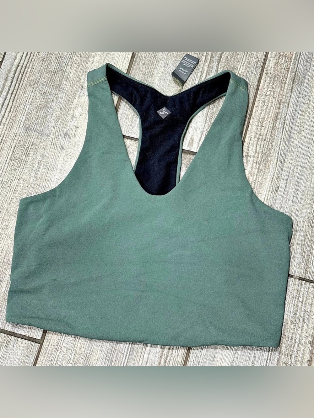 Prana Green Athletic Tank Top size small